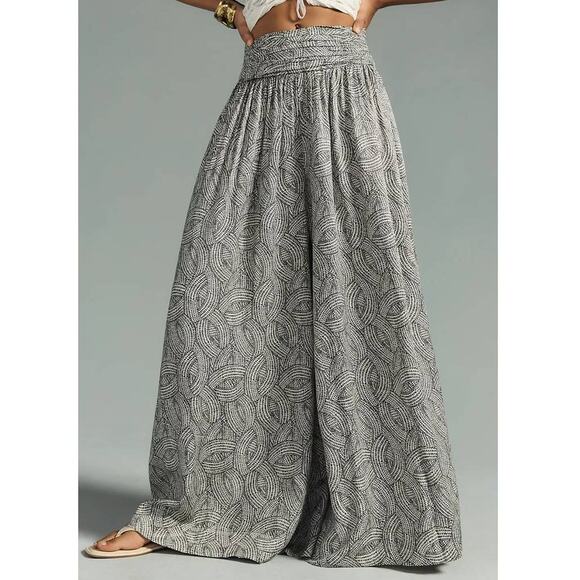New By Anthropologie Wide-Leg Pants $130 SIZE 2 Carbon - Picture 5 of 7